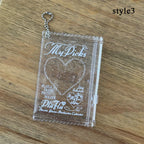 INS Transparent Candy Bag Badge Holder Korean Photocard Holder Display Bag Pendant Idol Photo Card Protective Cover Card Holder
