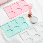 Wax Seal Stamp Silicone Mold Pad Multiple Sizes Sealing Wax Mould Mats Sealing Fix Shapes Envelope Invitation DIY Scrapbook Tool