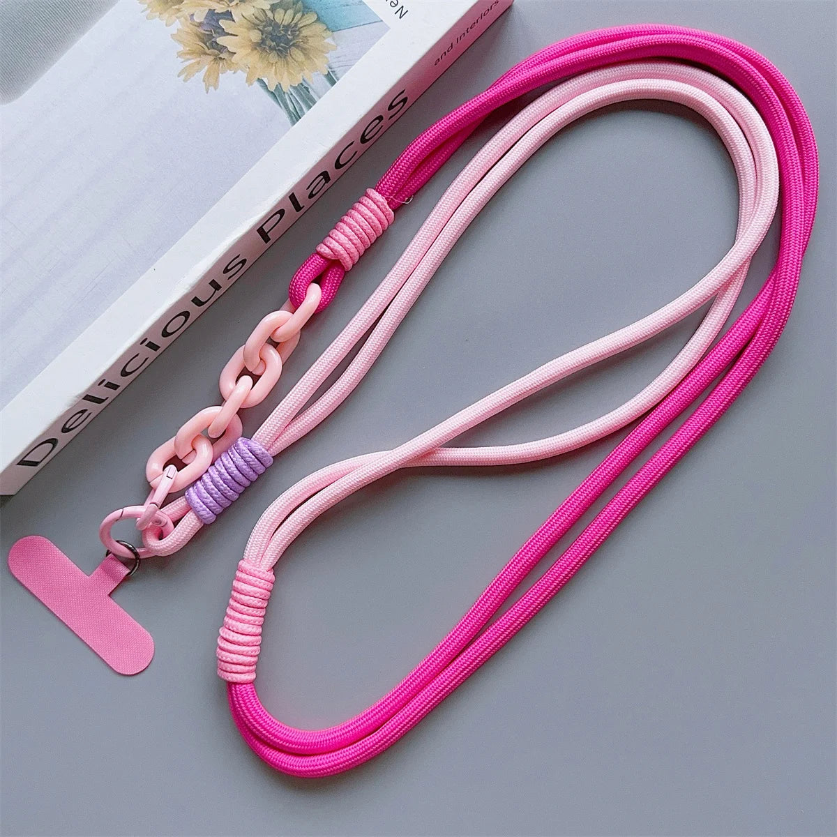 1Pc Long Mobile Phone Strap Portable Crossbody Strap Phone Case Universal With Phone Strap Connection Lanyard ﻿