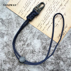 Lanyard Heavy Metal Keyring Adjustable Keychain Handmade Credential Holder Mobile Phone Hanging Neck Strap Anti-lost Key Chain