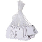 195C 500 Pcs Small Blank Writable Paper Price Marking Tag Label Gift Clothing Display