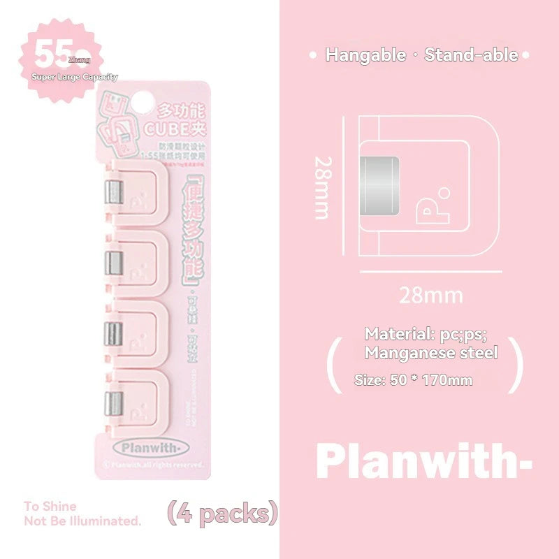 Student Specific Clip For The Beginning of The School Year Multifunctional Mini Folder Note Folder Cute Paper Material Storage