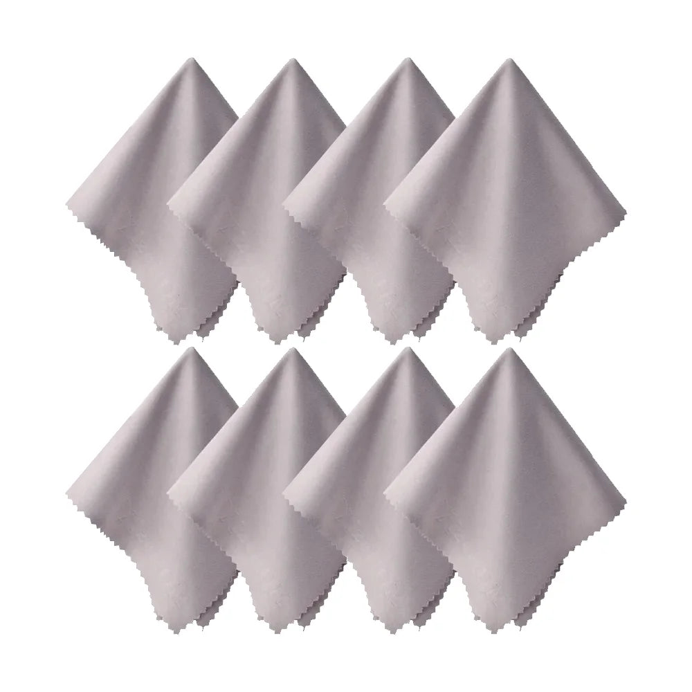 XizeHOM 8 pcs/lots High quality  Glasses Cleaner 20*20cm Microfiber Glasses Cleaning Cloth For Lens Phone Screen Cleaning Wipes