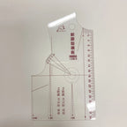 3pc 1:5 Sewing Ruler Measure for Mini for Doll Toy DIY Clothing Bendable Drawing Template for Designer Ta