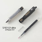 ZEBRA SARASA Dry airfitgrip Gel Pen 0.5/0.4mm Black Core Quick-Drying Smooth Writing Stylos boligrafo gel Stationery for school