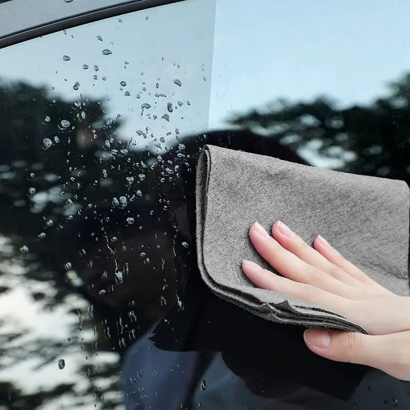 1/5PCS Magic Glass Cleaning Cloth,Streak Free Microfiber Towel for Window,Lint Free Reusable Rag for Home Kitchen Cleaning Cloth