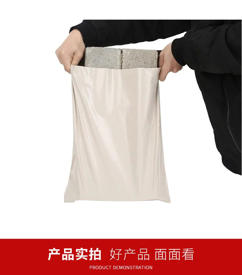 20PCS Courier Bag Envelope Green Packaging Delivery Bag Waterproof Self Adhesive Seal Pouch Mailing Bags Plastic Transport Bag