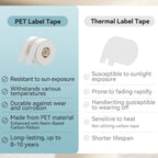Niimbot N1/B18 Thermal Transfer Label Printer Label Maker with Black Ribbon Paper Tag Sticker for Home Office Jewelry Garden