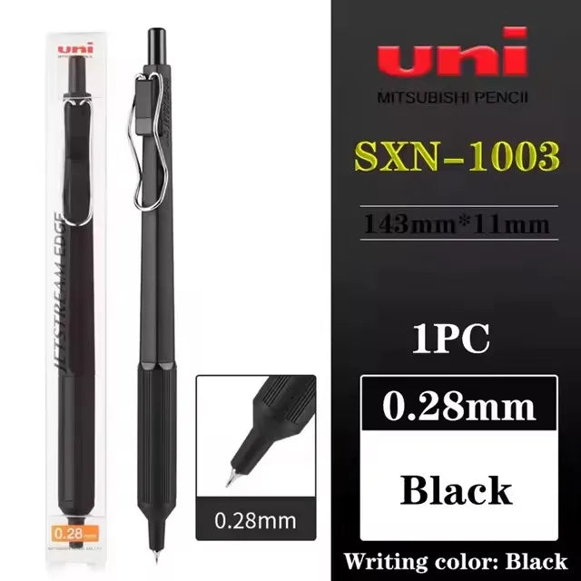 Uni SXN-1003 JETSTREAM EDGE Ballpoint Pens Ultra-fine Luxury Men's Pen, Small-word Annotations Fine Writing Japanese Stationery