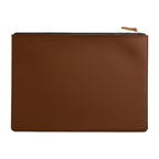 A4 Leather Zipper Bag in Multiple Colors Business Briefcase PU Document Bag for Professional Use