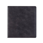 A5 Denim-Style D-Ring 3-Ring Binder – Expandable 80-100 Pages, PU Leather Photo/Card Organizer with Multi-Pocket PP Inserts