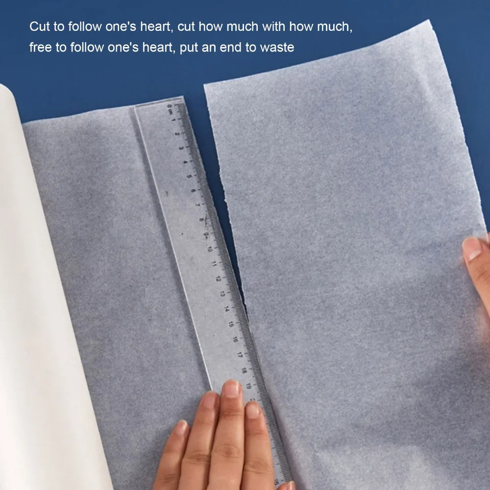 White Tracing Paper Roll 23m Light Permeable Transparency Pattern Paper Smooth Drafting Paper Draft Design Work