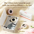 Niimbot N1/B18 Thermal Transfer Label Sticker Printer Mini Label Maker With Ribbon PET Papers For Jewelry Store Cable Cosmetics