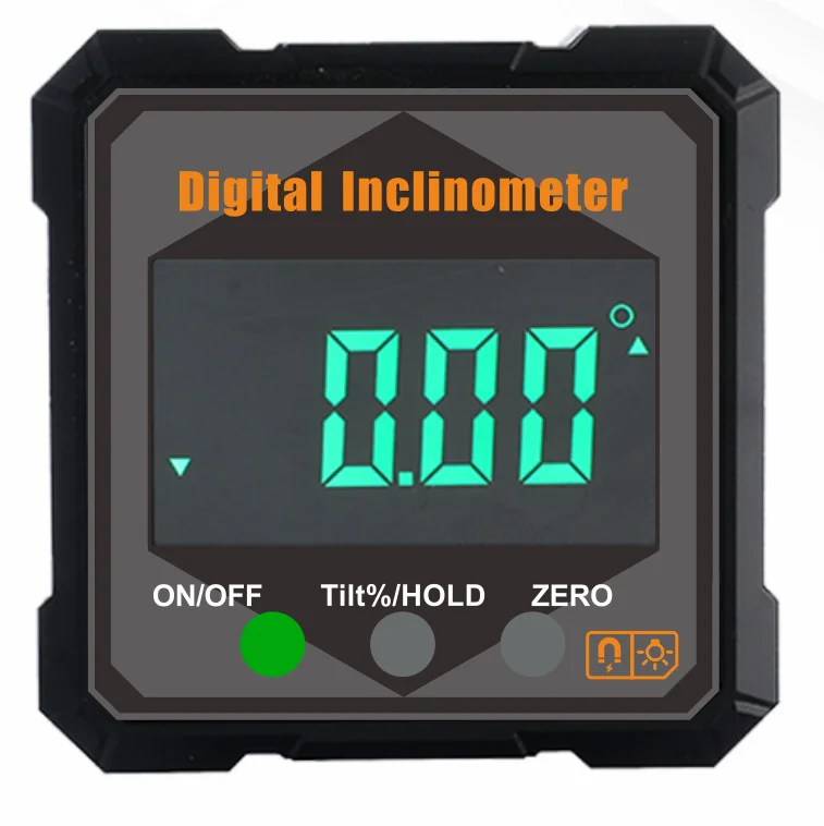 4 Types ETOPOO 4*90 Multi Functional 4-Sides Magnetic Digital Protractor Angle Measure Inclinometer Level Box Charging Angle