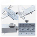 CNC Vernier Caliper 530-118  8" 0-200mm Metal Vernier Calipers Inside Outside Depth Step Measurements Tool Metric