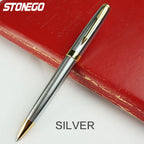 STONEGO Fashion Wallet Pen Short Paragraph Gift Travel Pocket Pen Mini Pocket Short Clip Metal RollerBall Pen Travel Pocket Pen