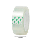 20-1Roll Transparent Adhesive Tape 0.8cm 1.2cm 1.8cm Width Strong Clear Sealing Tape for Office School Home Packaging Stationery