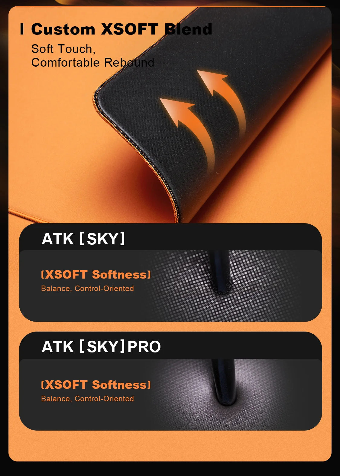 Atk Kong Xsoft Esports Mouse Pad Anti Slip Pad Desktop Gaming Gears PORON CSGO Pads For 60%-80% Mechanical Keyboard For Gamer