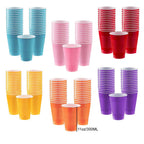 Disposable Tableware Party Supplies Disposable Plastic Cups For Wedding Celebration Holiday Kids Birthday Party Baby Shower