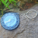 Muslim Qibla Compass Portable Outdoor Compasses For Hiking Direction Eid Pray Keychain Decor For Camping Mountaineering Hiking