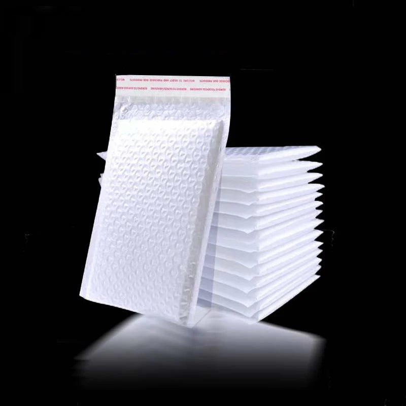 Pearlescent Bubble Mailers Padded Envelopes, Self-Adhesive Waterproof Shipping Bags with Foam Lining for Packaging and Mailing