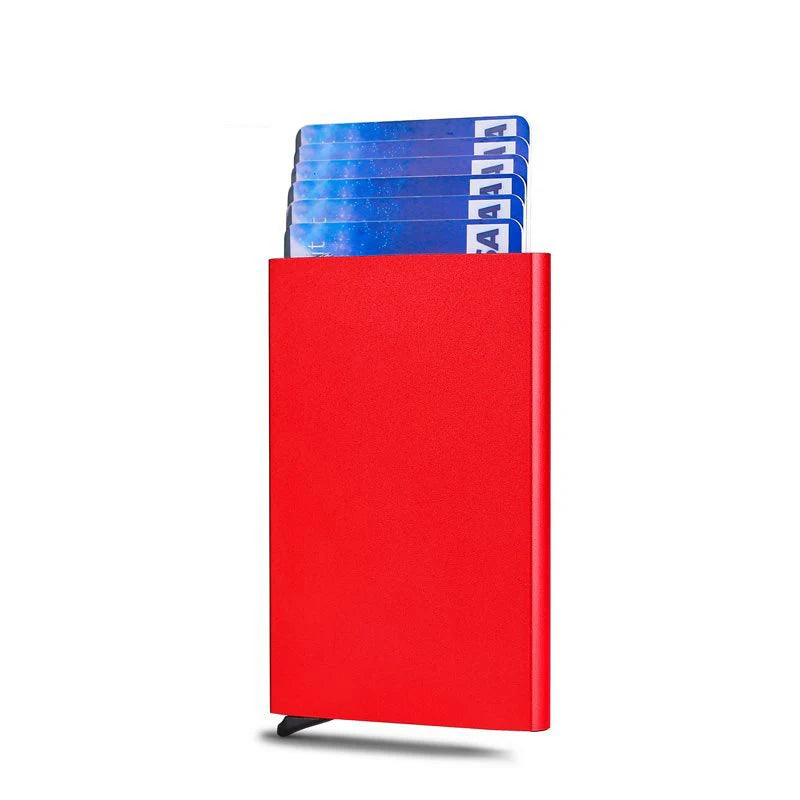 Anti Rfid Blocking Protected Magic Men ID Credit Card Holder Wallet Men Women Metal Business Bank CreditCard Cardholder Case