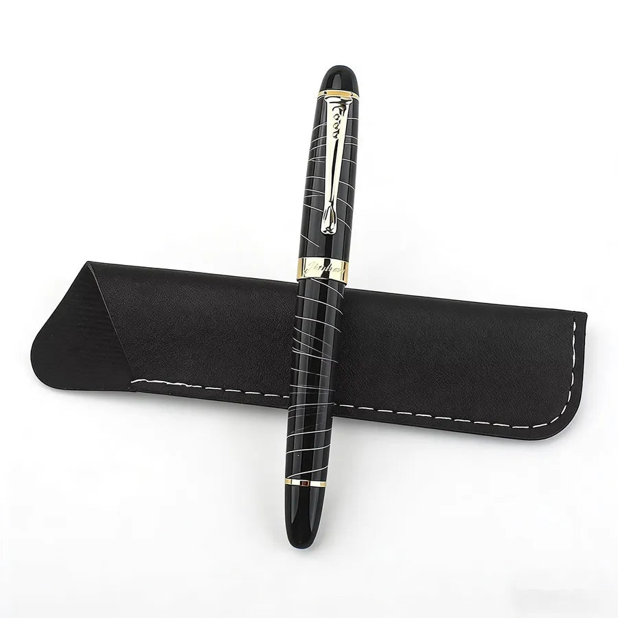 Jinhao X750 Classic Style Silver Clip Metal Fountain Pen 0.5 mm Nib Steel Ink Pens for Gift Office Supplies School Supplies