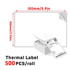 4X6 Thermal Labels Paper 100/500PCS Adhesive Stickers Shipping Labels For Desktop Thermal Printer DHL UPS Express LOGO Barcode