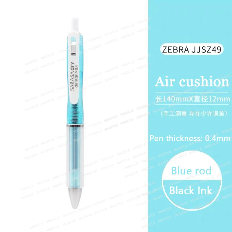 ZEBRA SARASA Dry airfitgrip Gel Pen 0.5/0.4mm Black Core Quick-Drying Smooth Writing Stylos boligrafo gel Stationery for school