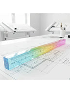 Random Color Cube Ruler Geometry Drawing Tool for Learning Stationery Drawing Measurement Mathematics Teaching Aids
