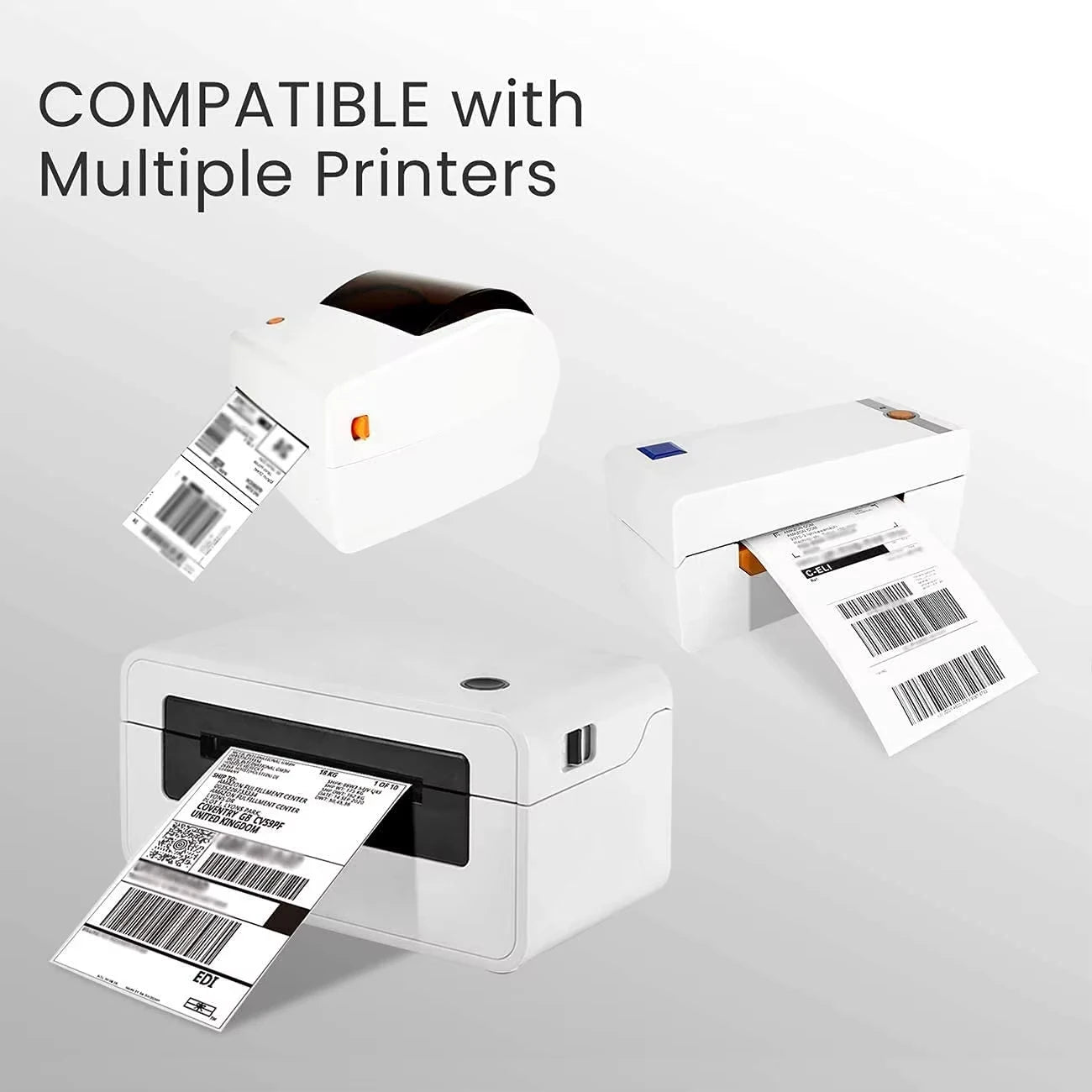 4x6 Inch 500sheets Thermal Shipping Self-adhesive Label Printer Shipping Labels Oil-Proof Labels All-Purpose Sticker Label Paper