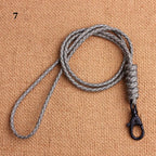 Emergency Survival Backpack High Strength Paracord Keychain Parachute Cord Lanyard Rotatable Buckle Key Ring