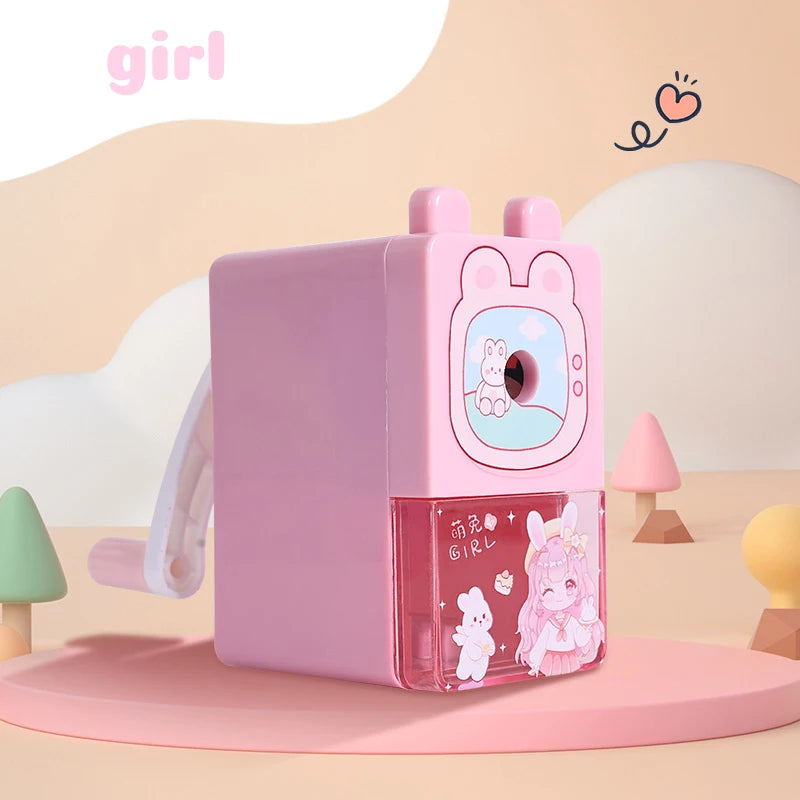 Multi-Function Kawaii Cute Cartoon Pencil Sharpener for Colored Pencils for School Office Stationery