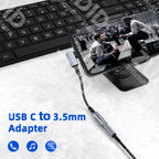 USB Type C 3.5 Jack HiFi Earphone Adapter USB C to 3.5mm Headphones AUX Audio Adapter Cable For iPad Pro Samsung Huawei Xiaomi