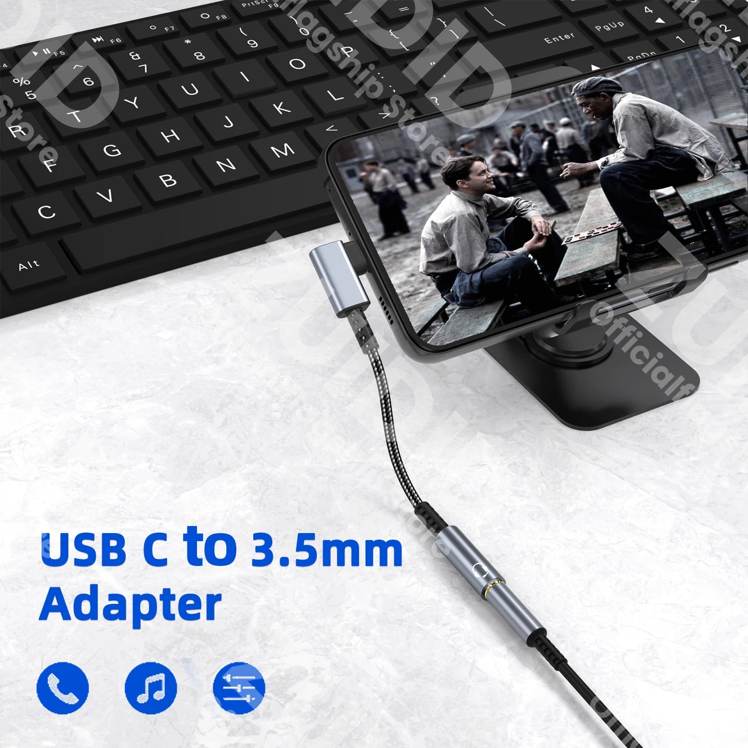 USB Type C 3.5 Jack HiFi Earphone Adapter USB C to 3.5mm Headphones AUX Audio Adapter Cable For iPad Pro Samsung Huawei Xiaomi