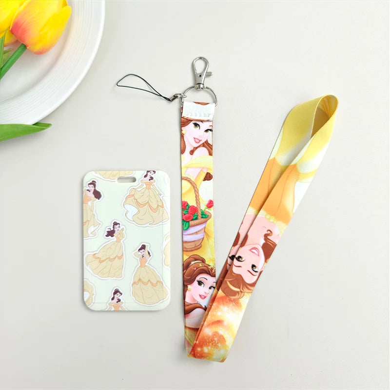 Anime Strap Lanyard for Keys Keychain Badge Holder ID Credit Card Pass Hang Rope Lariat Mobile Phone Charm Accessories
