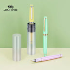 Jinhao 82 Fountain Pen Luxury Acrylic Ink Pen Spin  EF F M Nib Elegante Business Office School Supplies Writing Pen Stationery