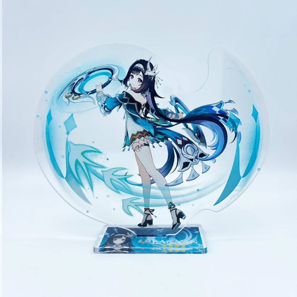 Odette Lohen Flins Durin Mavuika Columbina Xiao Arlecchino Acrylic Anime Model Furina Collect Desktop Decoration Keychains Gift