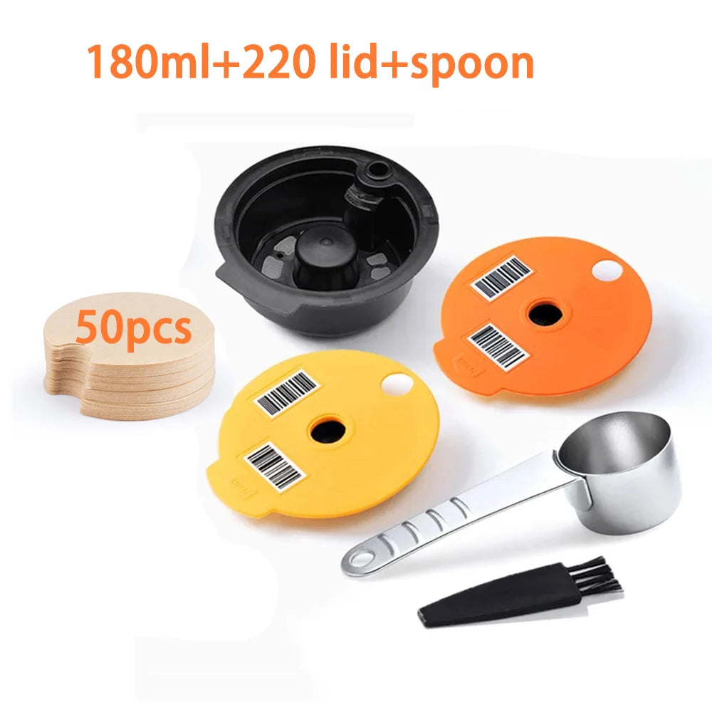 iCafilas For BOSCH-s Machine Tassimo Reusable Pods Coffee Capsule Filters Capsule Cup Silicone Lid Bean Pod Manufacturer