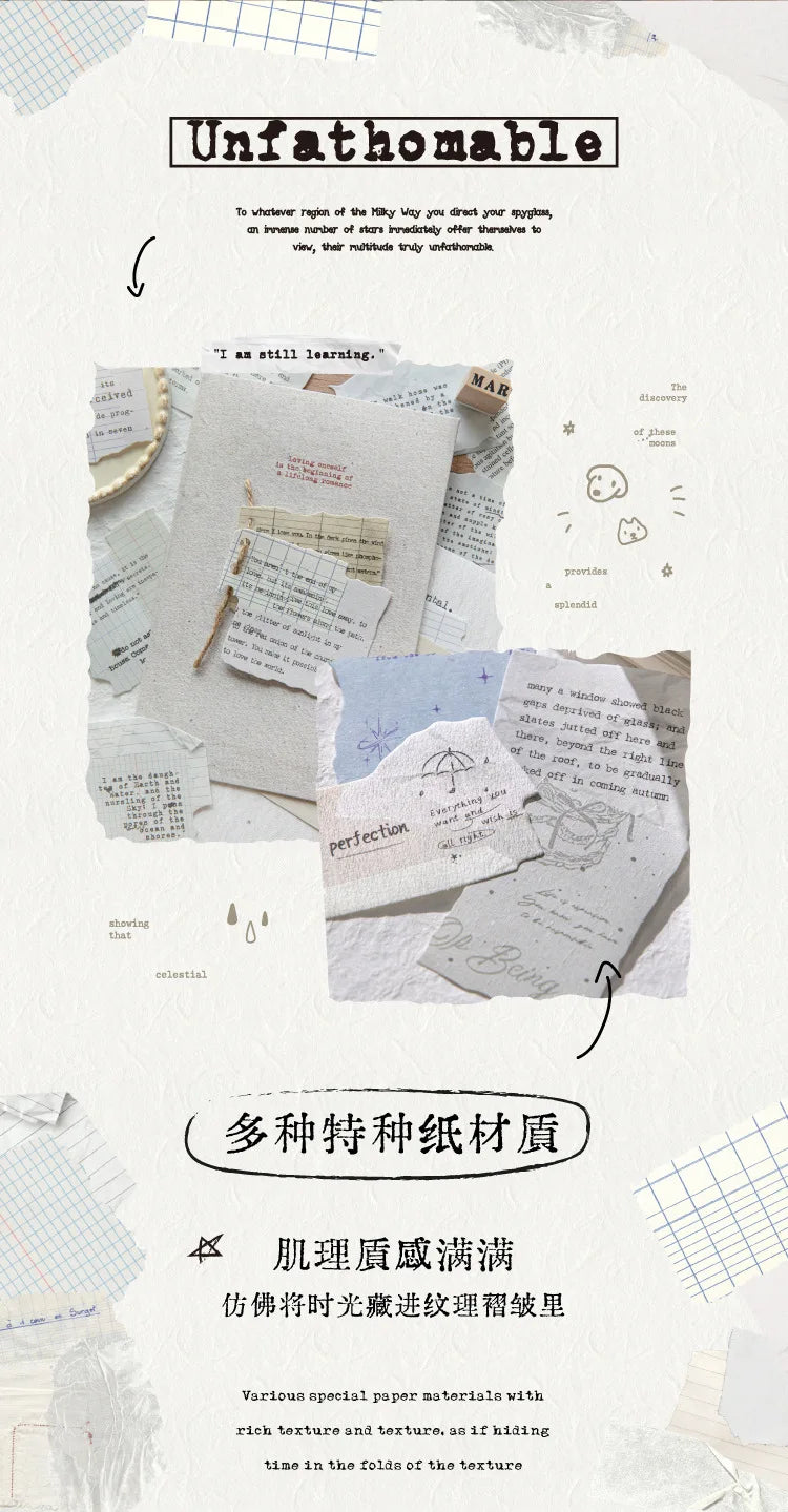 20Pcs/pack Retro Hard Card Stock Paper Essential for Handmade DIY Retro-style Journal Decor Cards