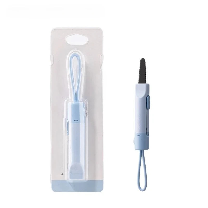 Magnetic Mini Box Cutter, Retractable Blade Paper & Letter Opener, Durable ABS for Office & Home Use
