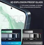 2PCS Tempered Glass For Samsung Galaxy S21 S22 S23 Plus S24 FE S25 S26 Ultra S25edge Screen Protector Fingerprint Unlocking
