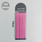 160 Sheets Transparent Sticky Notes Self-Adhesive Reading Annotation for Books Notepad Bookmarks  Memo Pad Index Tabs
