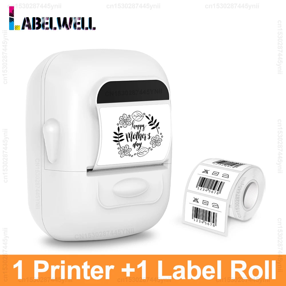 P50 Adhesive Label Printer Similar as M110 Marklife P50 E210 Label Machine Inkless Thermal Label Maker Or 1PK P50 Label Sticker