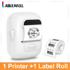 Mini Label Maker P50 Inkless Thermal Label Printer Adhesive Sticker Printer Similar as M110 Marklife P50 E210 or 1PK Label Tape