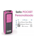 Rectangle Pocket Self Inking Engraving Rubber Stamp Hold DIY Material for Laser Engraving Stamping Machine