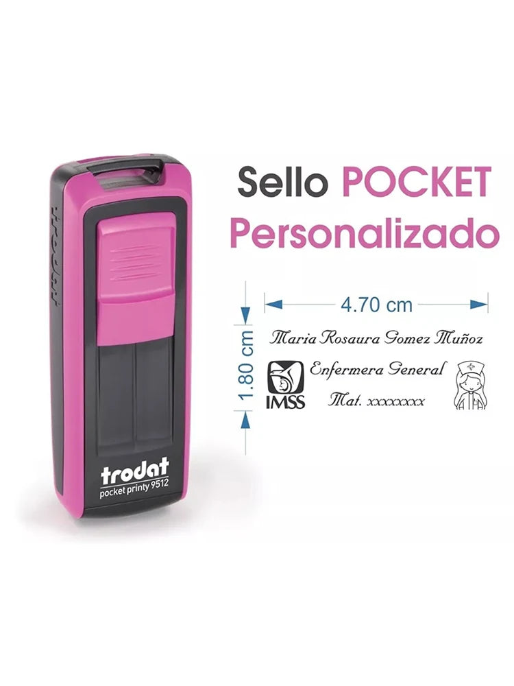 Rectangle Pocket Self Inking Engraving Rubber Stamp Hold DIY Material for Laser Engraving Stamping Machine
