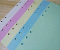 A5 A6 A7 50 Sheet Loose-leaf Colorful Refill Inner Page Line Blank Grid Inner Page Inside Paper Stationery