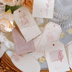 30Pcs Colorful Flower Plant Texture Card Stock Craft Paper Junk Journal Ephemera Forest Leaf Scrapbooking Material Paper Pack