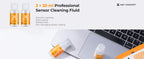 K&F CONCEPT 2pcs 20ML DSLR SLR Sensor Cleaner Liquid For Camera Lens PC Watch Phone Screen Glasses CCD/CMOS Sensor Clean Fluid